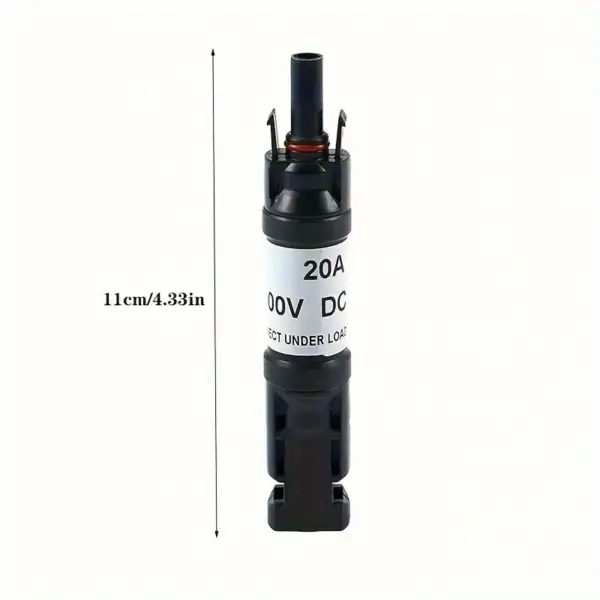 1000V DC Solar Fuse with Protection, MC4 Male to Female Connector - Image 2