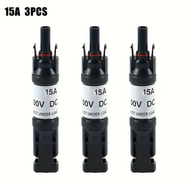 1000V DC Solar Fuse with Protection, MC4 Male to Female Connector - Image 1