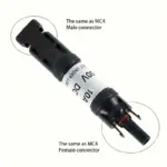 1000V DC Solar Fuse with Protection, MC4 Male to Female Connector - Image 4