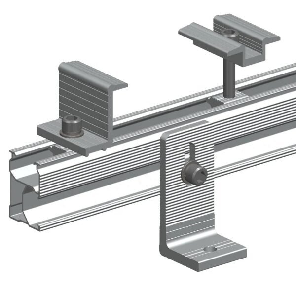 Anodized L Feet Solar Mounting Rail - Image 2