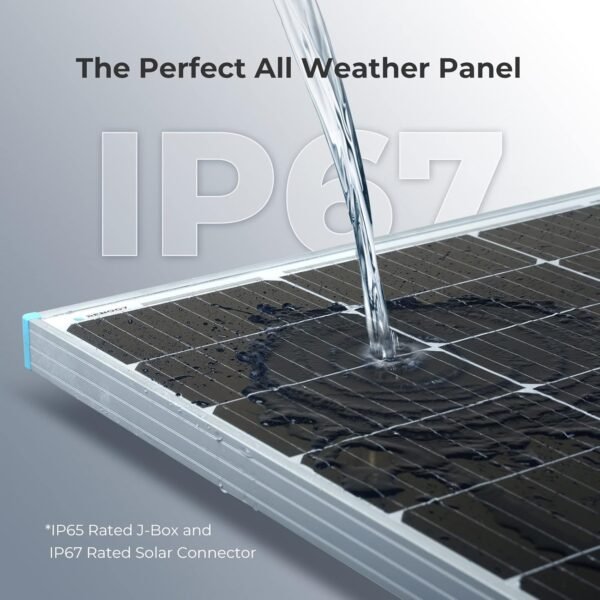 12/24 Volt 100-650 Watt Monocrystalline Solar Panels - Image 4