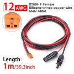 10M Solar MC4 Connector to XT60i Adapter 12 AWG Cable - Image 3