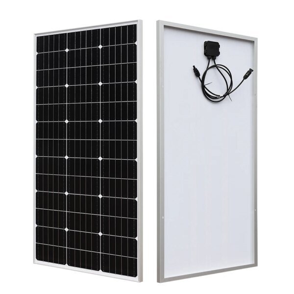 12/24 Volt 100-650 Watt Monocrystalline Solar Panels - Image 1